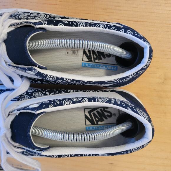 Vans Bold Ni 'Bandana Dress Blues' VN0A5DYAI9X Mens Size 10 No Box Blue Rag Rare - Picture 9 of 9